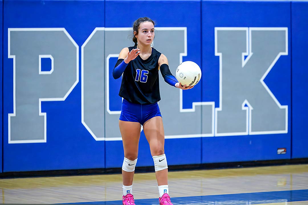 Polk County's Charley Dusenbury had 40 assists in Thursday's win
