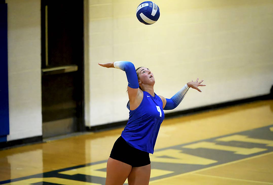 Lexi Beiler is one of six seniors who hope to lead Polk County back to the 1A state final