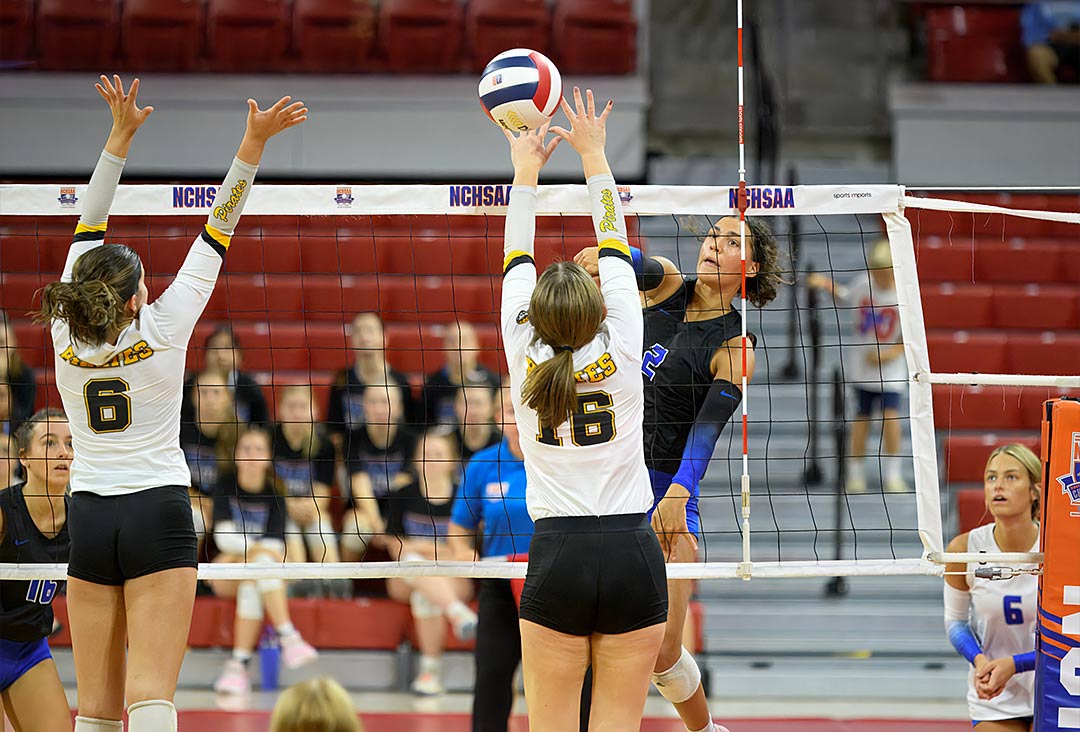 Polk County's Sophia Overholt had 14 kills and 13 digs in Saturday's state championship win