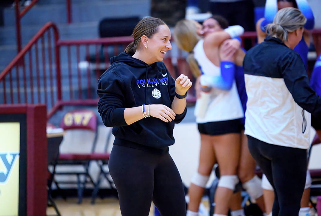 Polk County volleyball coach Molly Hill is the All-Western North Carolina Coach of the Year