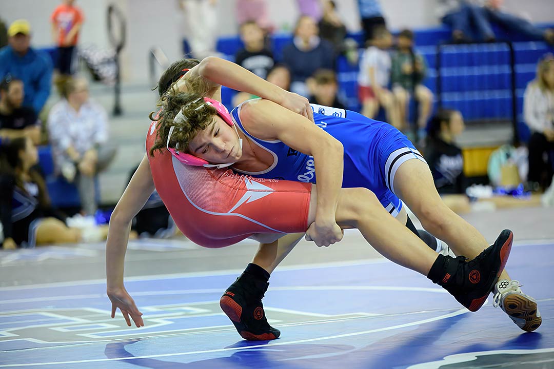 Gavin Waldbillig had one of Polk Middle's 11 match victories Tuesday at Rugby Middle