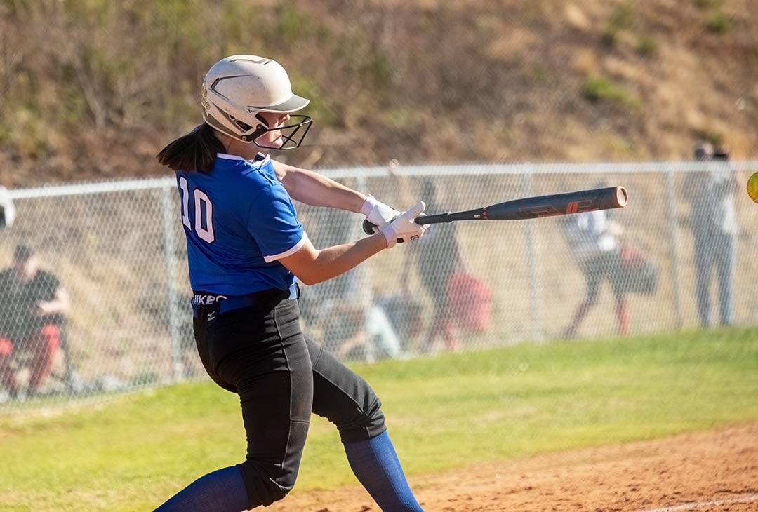 Elizabeth Vitale's three-run double Tuesday provided Polk County with all the runs it needed in a win over Patton