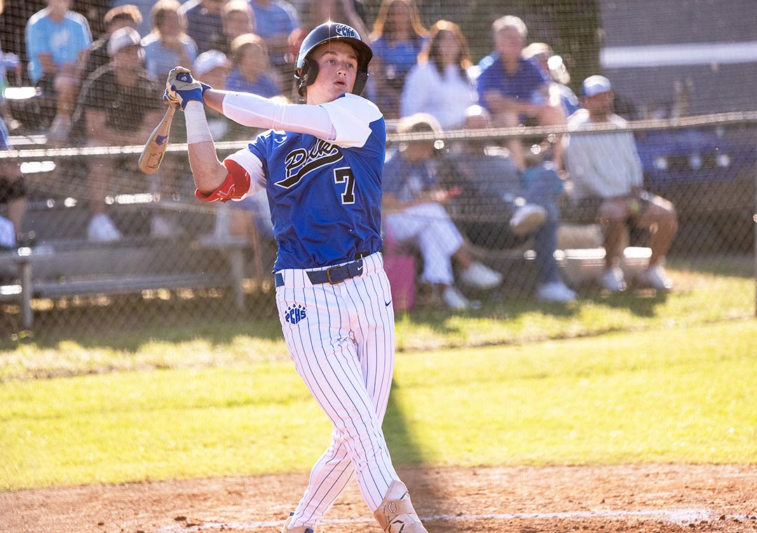 Polk County junior Gunnar Alm had a record-setting season at the plate in 2025 for the Wolverines