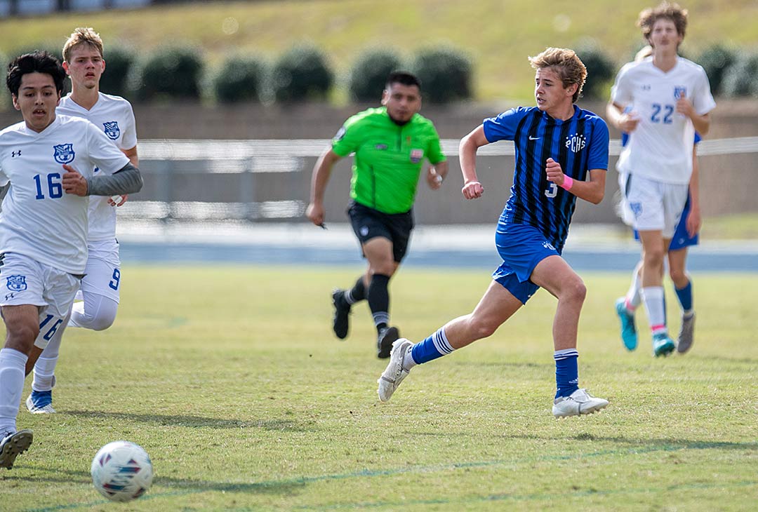 Polk County's Tallis Metcalf had an assist in Monday's win