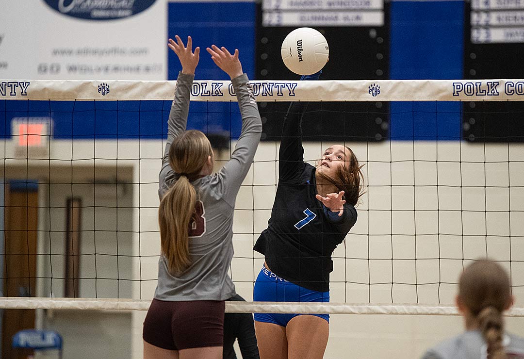 Madalyn Varnadore had a pair of kills in Thursday's win