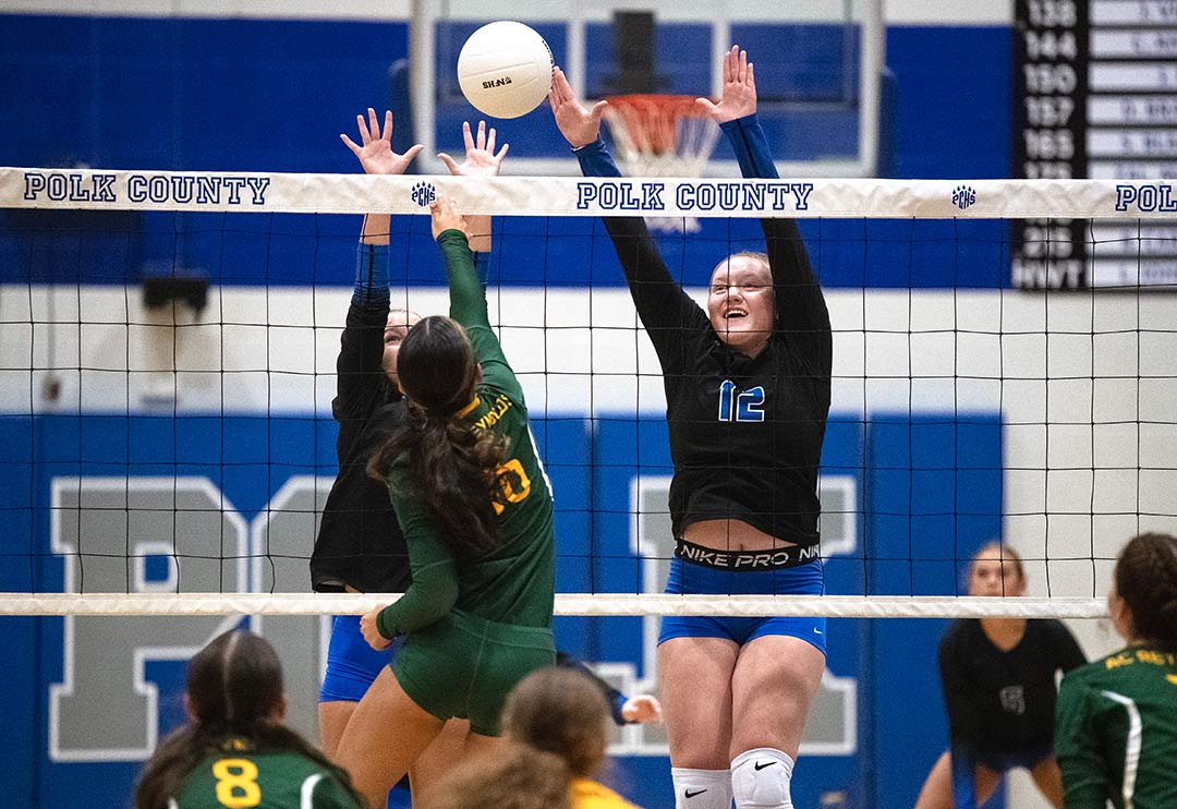 Lorali Wing and Polk County rallied Tuesday for a three-set win at Avery