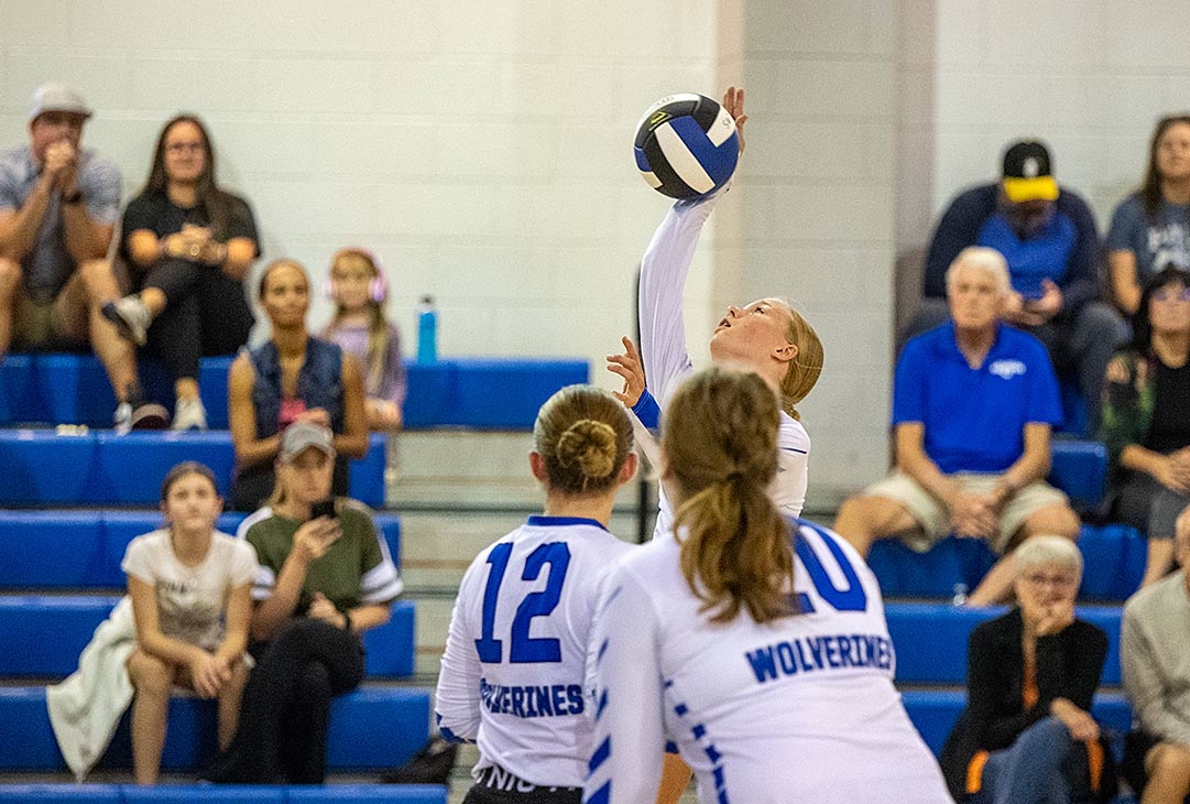 Polk Middle's Emily Dotson and teammates will open tournament play on Monday at home