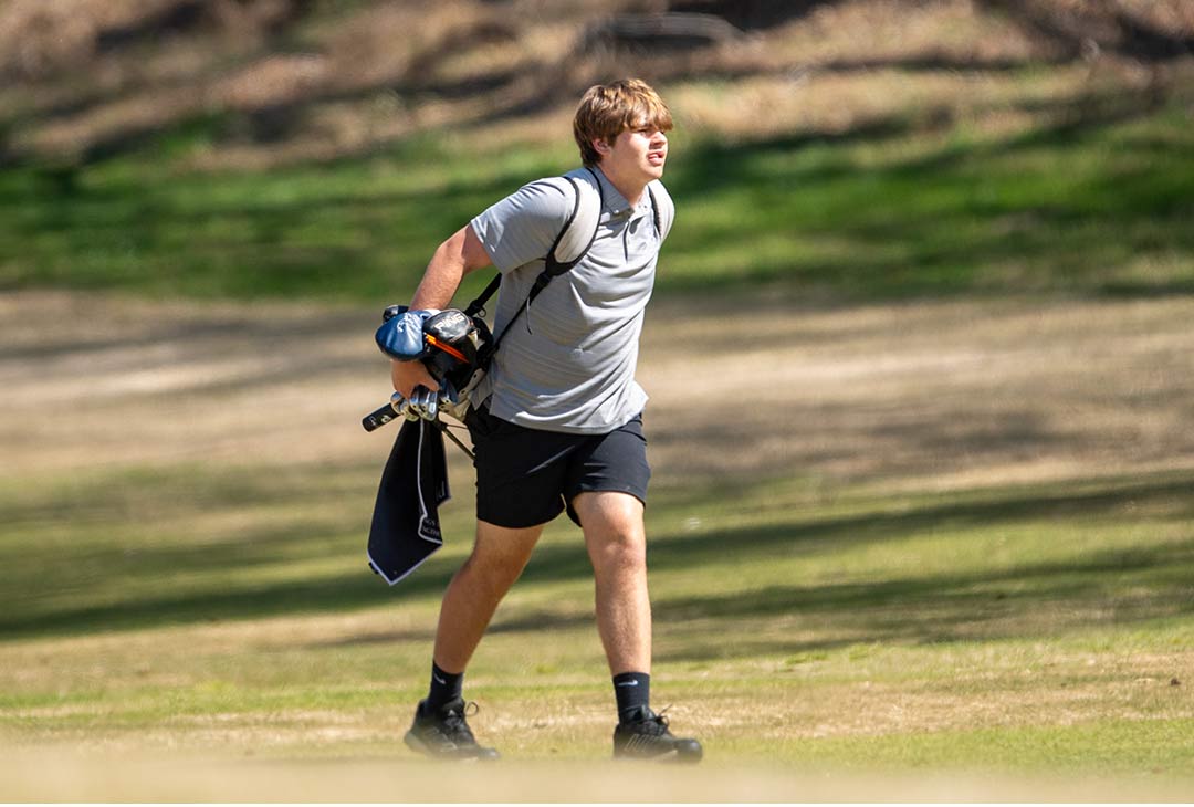 Polk County's Brody Wilkins finished ninth in Monday's match at Mountain Glen Country Club