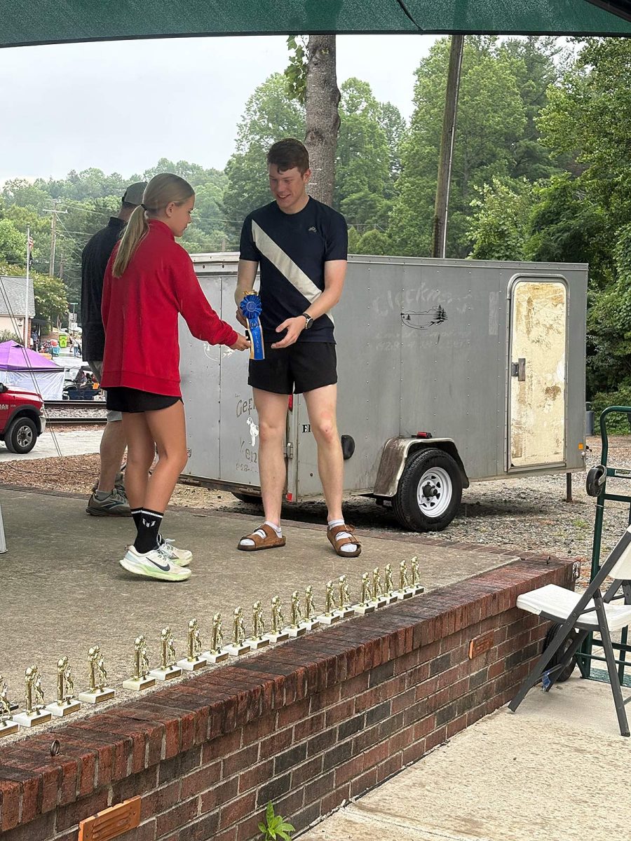 Race winner Logan Totten-Lancaster (Photo courtesy Kimberly Benson)