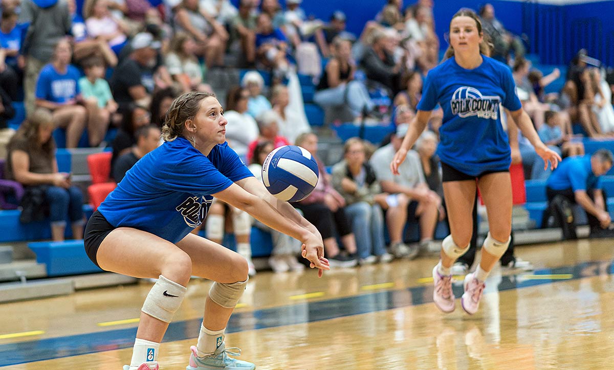 Photos: Polk County hosts volleyball scrimmage