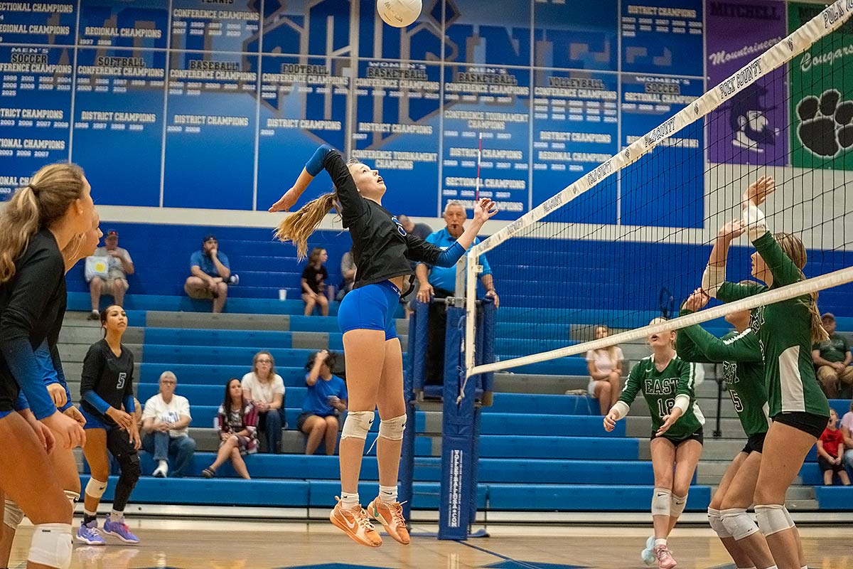 Polk County's Emily Dotson (Caleb Russell photo)