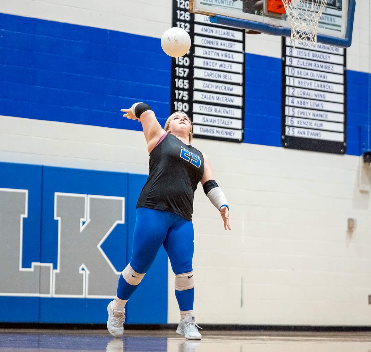 Polk County's Ava Evans (Caleb Russell photo)