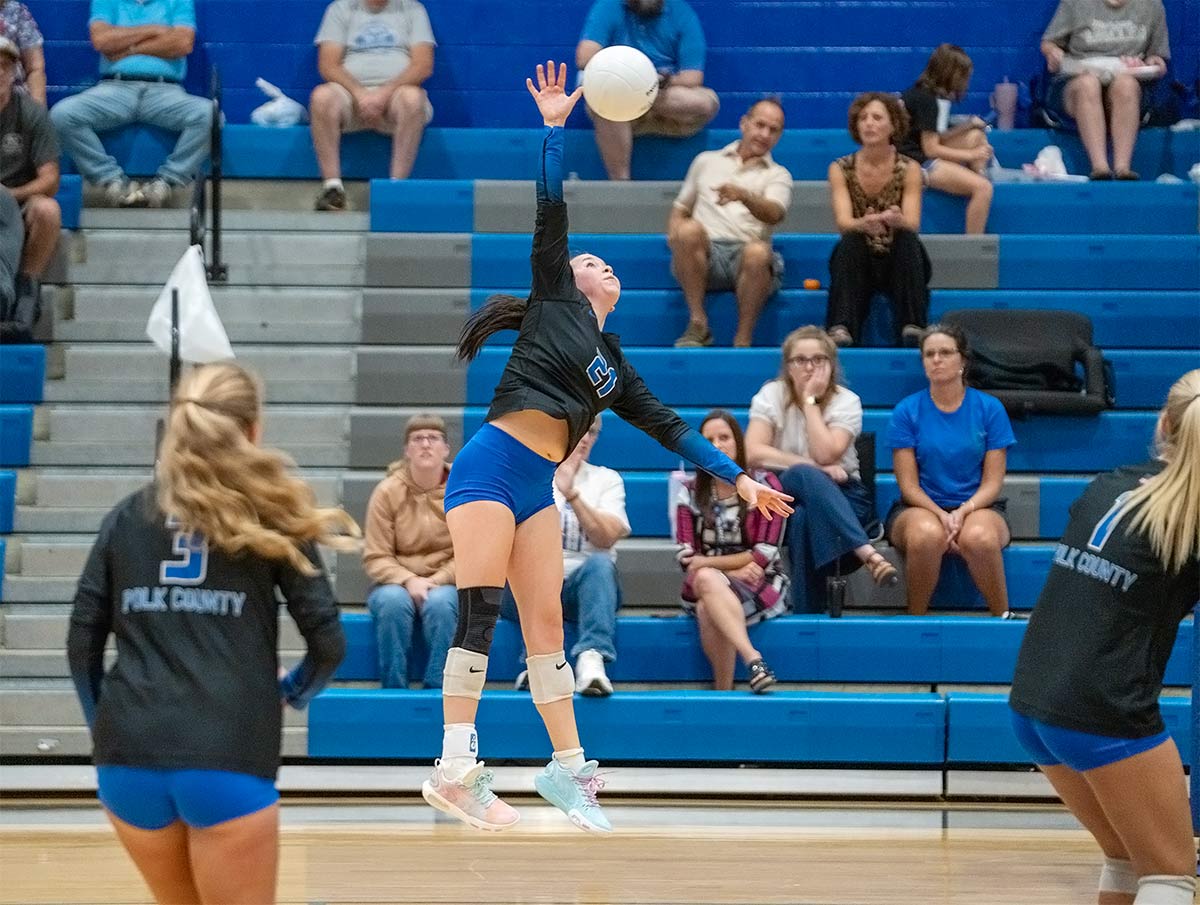 Polk County's Breelyn Morrison (Caleb Russell photo)
