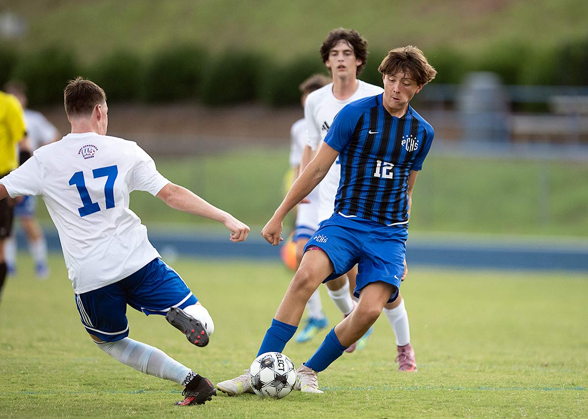 Jackson Blotner scored a second-half goal Wednesday for Polk County