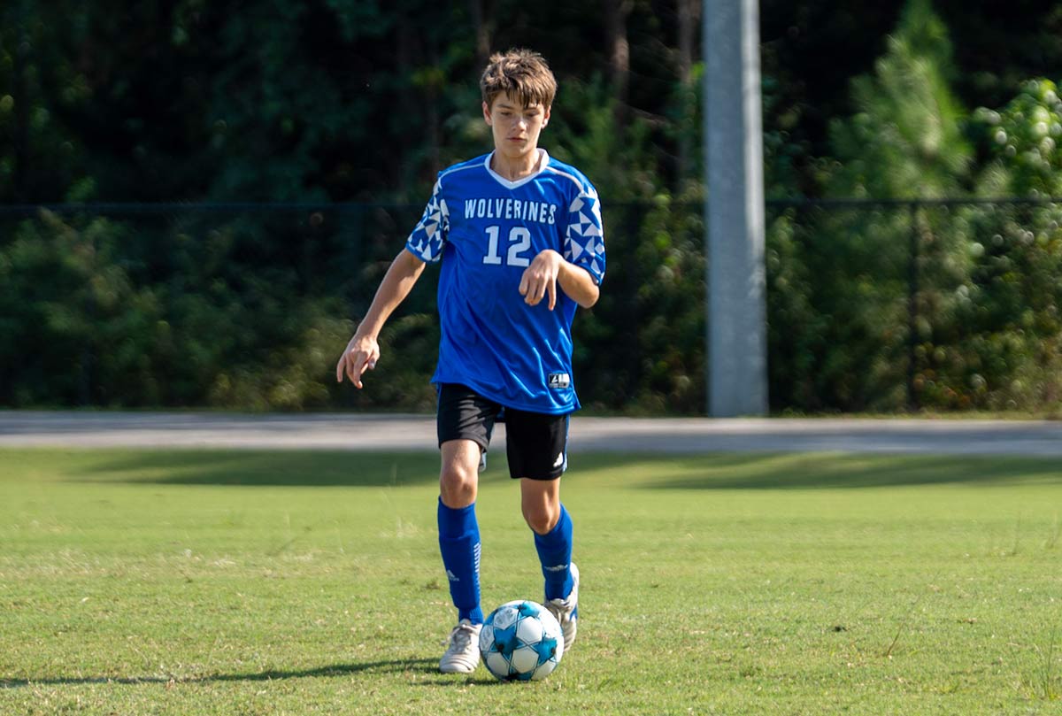 Polk Middle's Sawyer Searcy (Caleb Russell photo)
