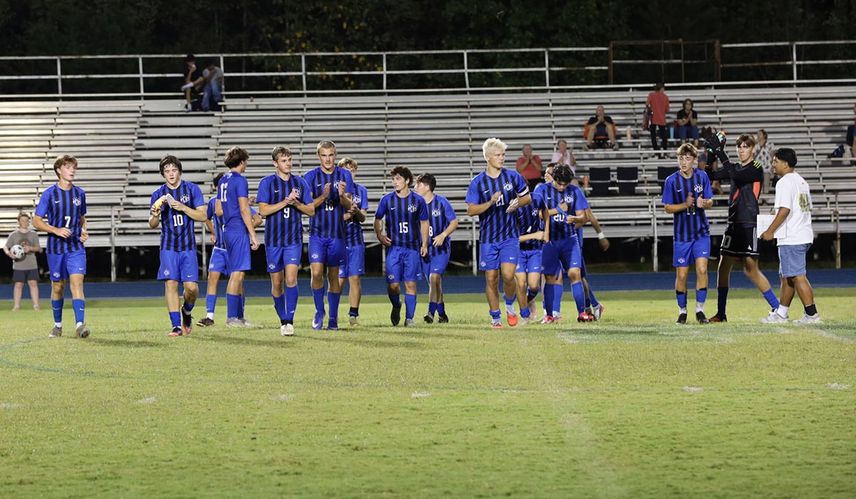Polk County remained in a tie for first place in the Western Highlands Conference with Wednesday's win (photo courtesy Kate Meyer)
